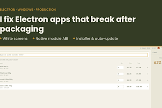 fix bugs and crashes in your electron desktop app for windows