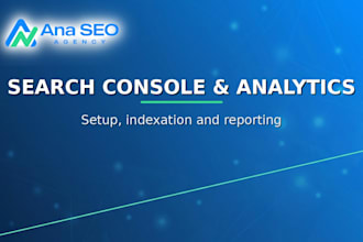 set up google search console and analytics for your website