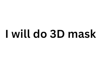 make a 3d mask model for you