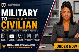 write ats usajobs federal resume and military to civilian transition resume