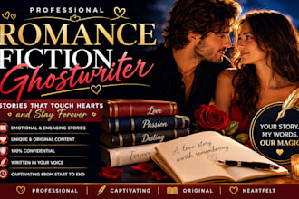 ghostwrite your paranormal, shifter and fpa dark romance novel or story