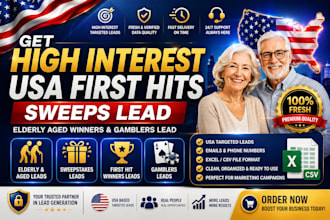 get high interest USA first hits sweeps lead elderly aged winners, gamblers lead
