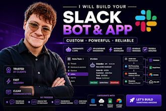 build custom slack apps and bots for your workflow