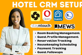 setup hotel crm cloudbeds mews opera stayntouch guesty hotelogix roomraccoon