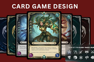 card game design board game card game card illustration tarot cards playing card