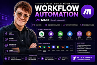 build custom workflow automation with make