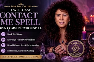 cast contact me spell, open communication spell same day casting