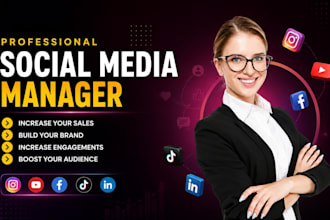 be social media marketing manager, content creator