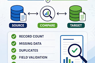 validate migrated data and perform source to target reconciliation