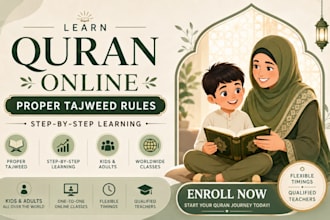 be your professional quran tutor
