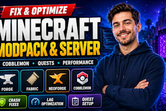 fix optimize minecraft modpack cobblemon server forge fabric neoforge quest