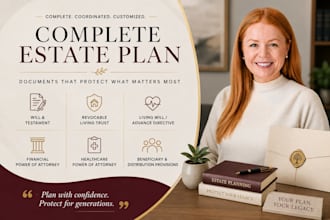 draft your will trust power of attorney and estate plan