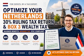 optimize netherlands 30percent ruling tax return and box 3 wealth tax for expats