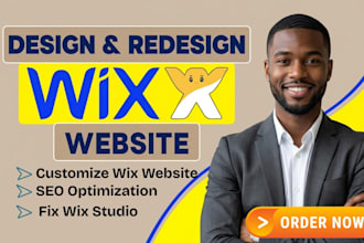 do wix website design, wix website redesign custom wix studio website develop