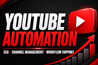 manage and optimize your youtube channel with SEO and automation