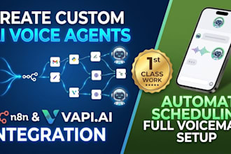 create n8n ai agents and vapi voice integration