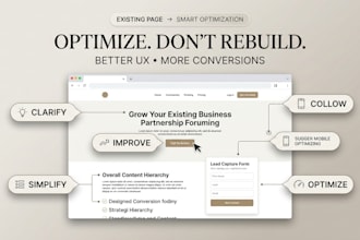 optimize your landing page for better conversions and user experience