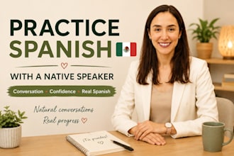 be your native spanish conversation partner from mexico