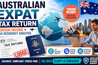 lodge australian tax return with foreign income and tax residency analysis
