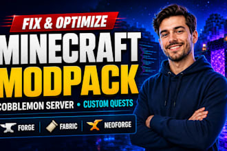 fix optimize minecraft modpack cobblemon server forge fabric neoforge quests