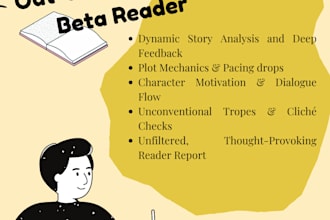read and provide dynamic beta reading for your novel