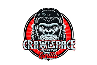 create attractive and imagination gorilla logo design