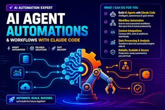 build ai agent automations and workflows with claude code