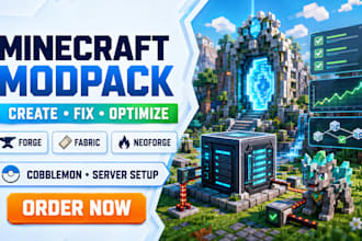 create fix and optimize minecraft modpack forge fabric neoforge cobblemon server