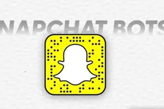 snapchat bot, auto reply bot, monitor bot, uploading bot, browser automation bot