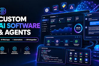be custom ai software developer for ai website development fintech nfc app agent