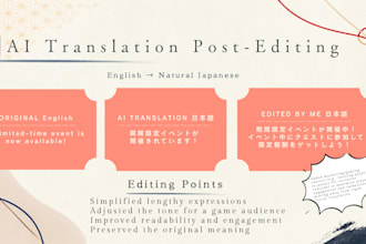 translate english to japanese