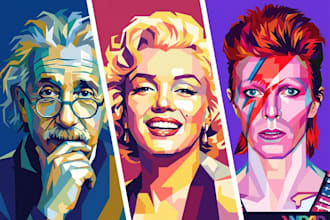 make awesome wpap pop art portrait