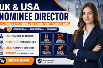 provide company formation and nominee director service in the UK