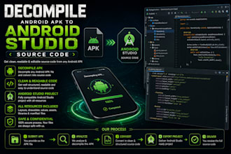 decompile android apk to android studio source code