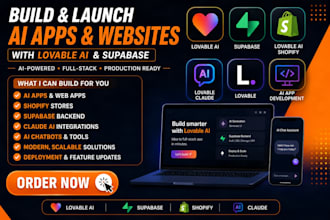build, fix and deploy lovable ai web apps with supabase