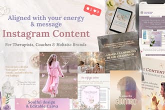 design aesthetic instagram content for your holistic brand