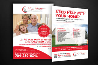 design an amazing flyer, banner, cover, post card, handouts