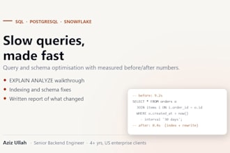 optimize your slow sql queries and database schema