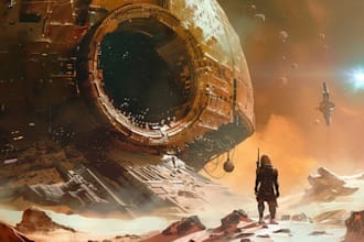 design sci fi illustration and sci fi sci fi illustration