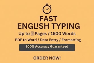 do fast english typing