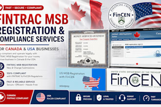 do US fincen and canada fintrac msb registration and aml compliance
