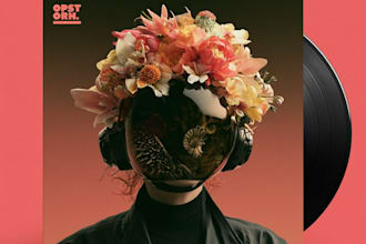 design album cover design, album cover art, music cover art
