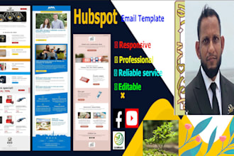 design high converting hubspot email templates and campaigns