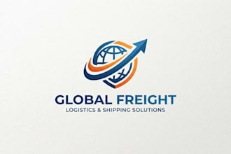 design a professional shipping logo for your brand