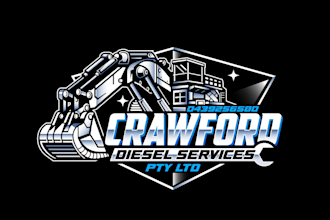 create creative and good looking excavator logo design