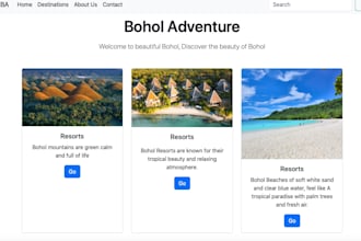 design and develop website with HTML and CSS
