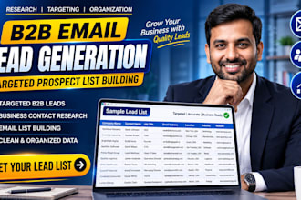 do contact list data collection business database email list b2b lead generation