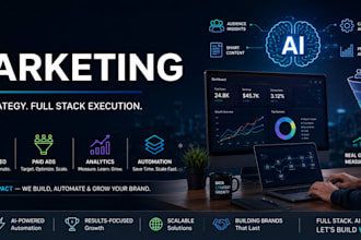develop a facebook page and  page setup and marketing