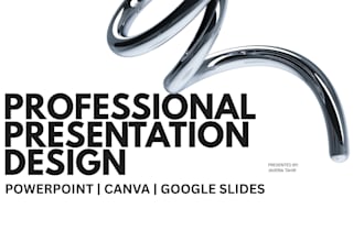 design professional canva presentation and powerpoint slides