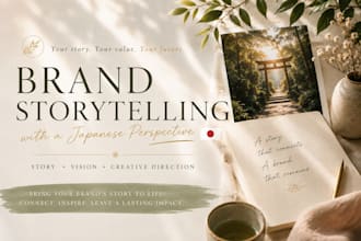 develop your brand story and creative direction with a japanese perspective